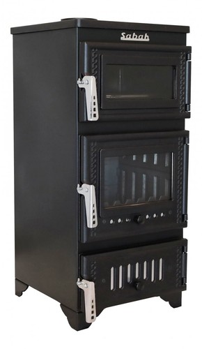 Cast iron wood burning - wood, with