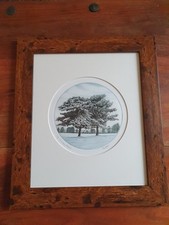 A Winters Blanket by Mark Spain. Limited edition signed etching.