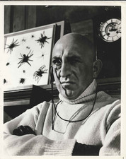 LIONEL JEFFRIES WITH MONOCLE PORTRAIT  VINTAGE 10X8 PHOTO