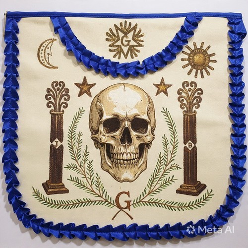Masonic apron - masonic, hand