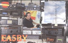 RADIO HAM QSL CARD - EA5BY, Elche, Spain (2016)