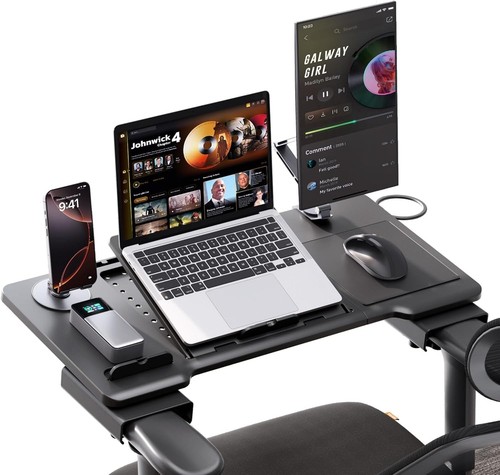 Laptop desk with wrist rest - laptop,