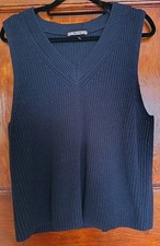 Tu by Sainsbury's Navy Tank Top Sleeveless Jumper Size L