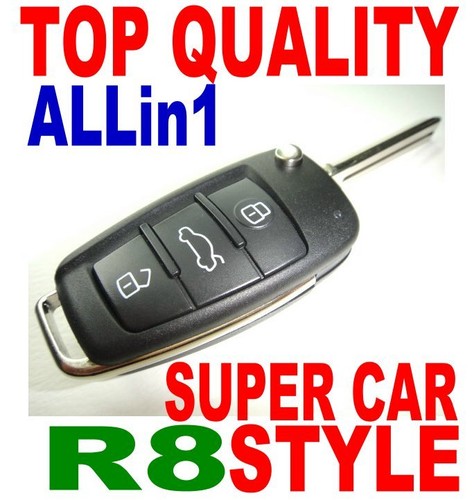 Super car style flip key - r8,