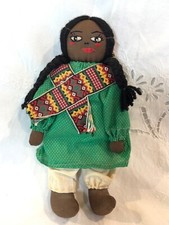Vintage Hand Crafted Native American Rag Doll