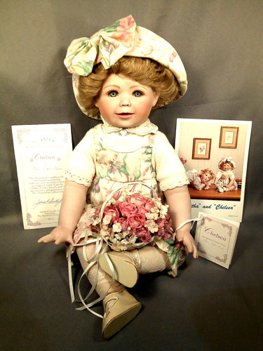Porcelain doll chelsea - doll, "chelsea"