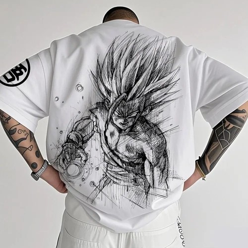 Anime style graphic shirt - “anime,