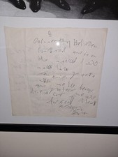 large 29"×15" Reggie Kray Original letter