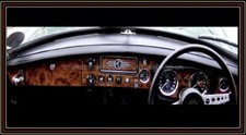 MGB AND GT MK1 1962-69 - Gloss Black - Walnut Wood - Mahogany - Carbon Dash Kit