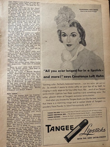 Tangee lipstick cosmetics - tangee, lipstick,