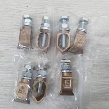 7 x Furse Brass Earth  Bond /clamp Rod To Cable Clamps  - B32
