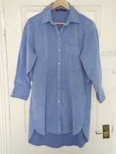 ZARA Blue Corduroy Oversized