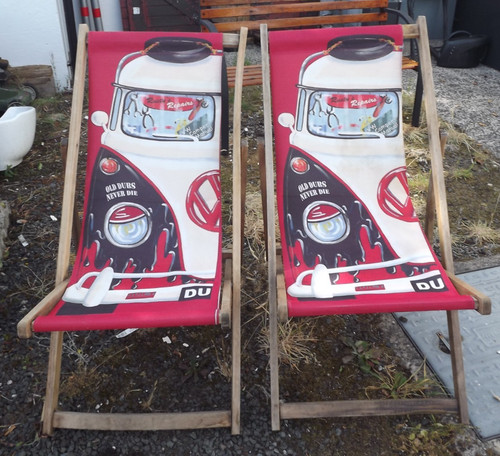 Campervan pair vintage - vw,