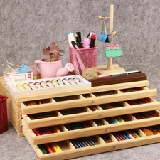 Wooden Artist Supply Storage