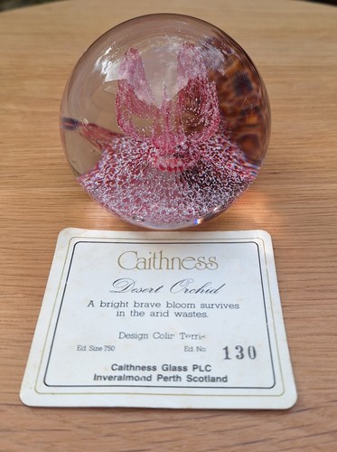 Caithness desert orchid glass - caithness,