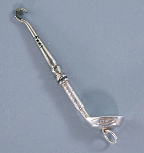 Antique sterling silver golf - antique,