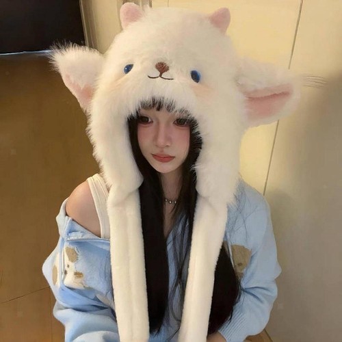 Animal plush hat - plush,