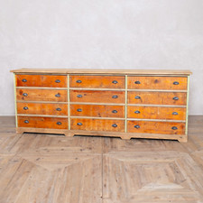 VINTAGE MULTI-DRAWER KITCHEN DRESSER STORAGE WOODEN SIDEBOARD