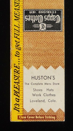 1940s huston mens store - 1940s, huston's