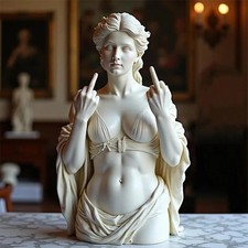 Vienna Goddess Middle Finger