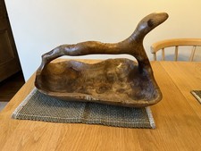 Vintage Olive wood hand carved