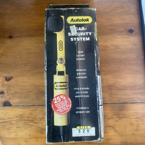 Autolok vehicle security lock - vehicle,