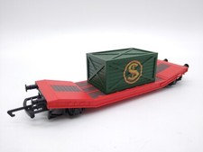 Hornby Lowmac Wagon & Eddie Stobart Crate - OO - (Unused) Mint Condition