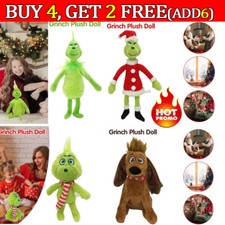Christmas grinch plush doll - christmas,