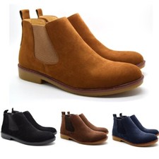 Mens chelsea faux suede slip - chelsea,