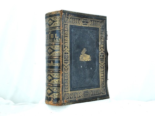 1883 welsh family bible - welsh, •