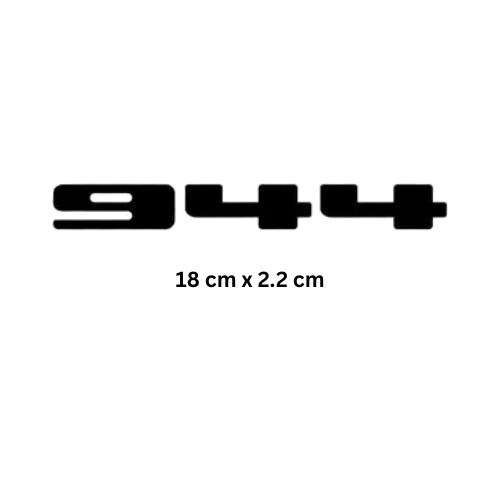 Premium 944 rear badge decal - rear,