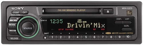 Vintage sony mdx c670rds - vintage, car