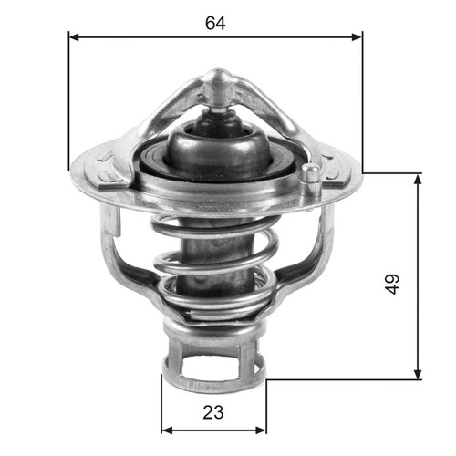 Gates thermostat coolant - thermostat,coolant, fits