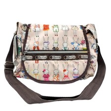 LeSportsac Fifi Lapin Dress Up Bag Pink Messenger Crossbody Artist in Residence