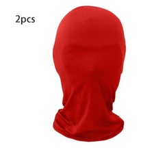 2pcs Black Cosplay Full Mask