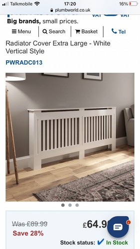 Plumbworld radiator cover - , xl