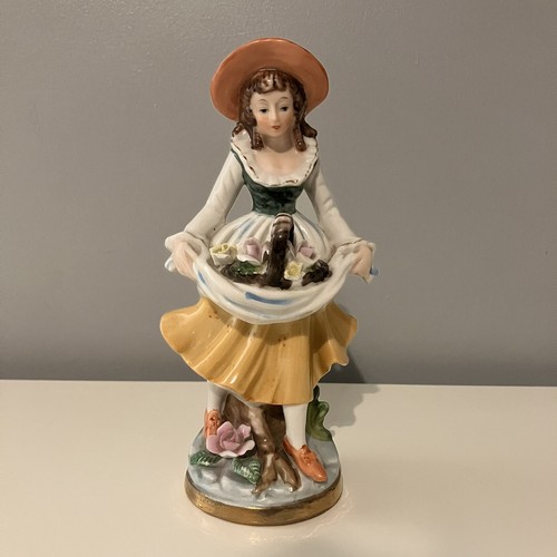 Capodimonte flower girl basket - girl,