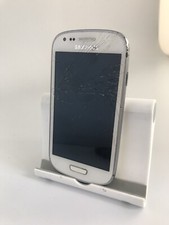 Samsung Galaxy S3 Mini White Unlocked Android Smartphone Cracked Incomplete     
