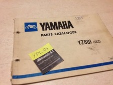 Yamaha Parts List YZ80J 5x2