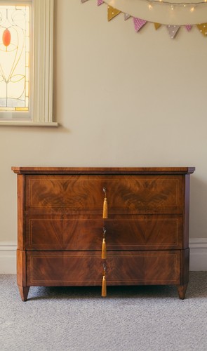 Antique biedermeier chest - antique,