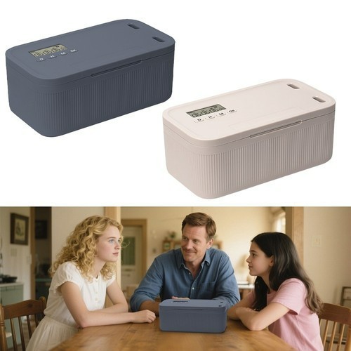 Lock box with timed - lock, digital