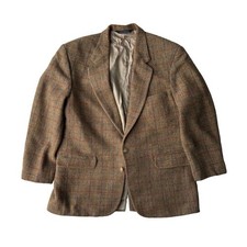 Harris Tweed Wool Jacket 80s