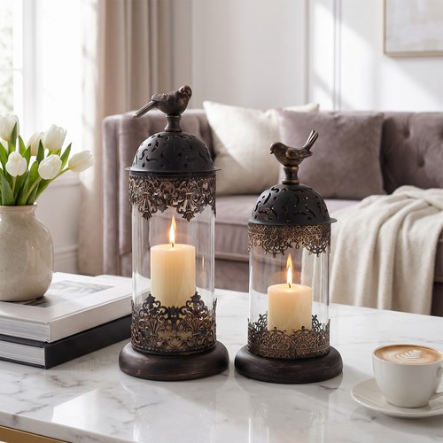 Set birdcage candle - 2,
