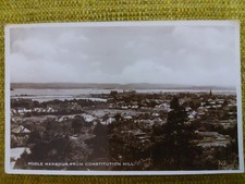 1938 Poole Harbour From Constitution Hill RPPC. Excel Series
