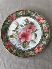 Royal Doulton Franklin Mint The Imperial Humingbird Decorative Wall Plate VGC