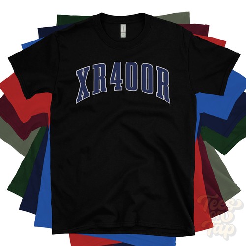 Xr400r shirt varsity logo - xr400r,