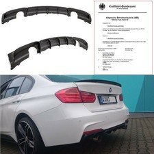 Performance Rear Diffusor Bumper Splitter fits on BMW F30 F31 M-Sport 335i 335d