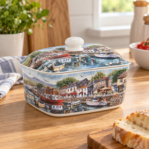 Butter dish with - with, lid