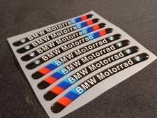 8 x BMW MOTORRAD Gel Decals