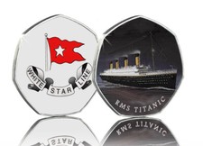 RMS TITANIC Full Colour Silver